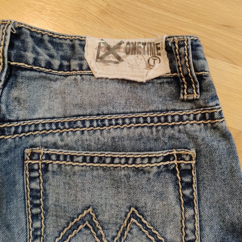 One Time Blue Wide Leg Jeans